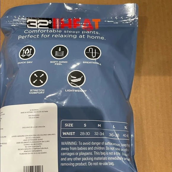 32 degrees men lounge pants 2pk medium - Picture 7 of 9